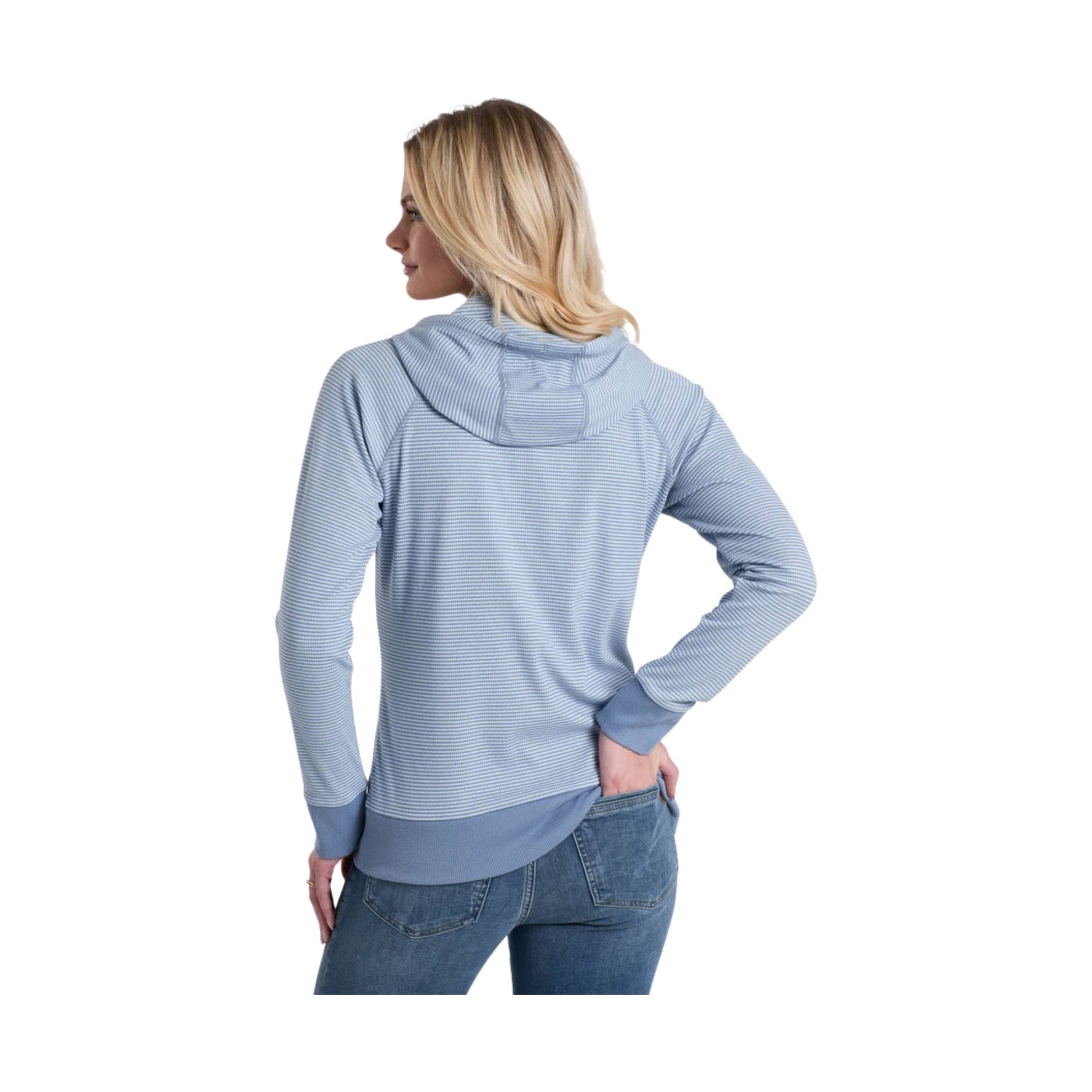 Kuhl Women's Stria Pullover Hoody - Blue Cove by Lenny's Shoe & Apparel