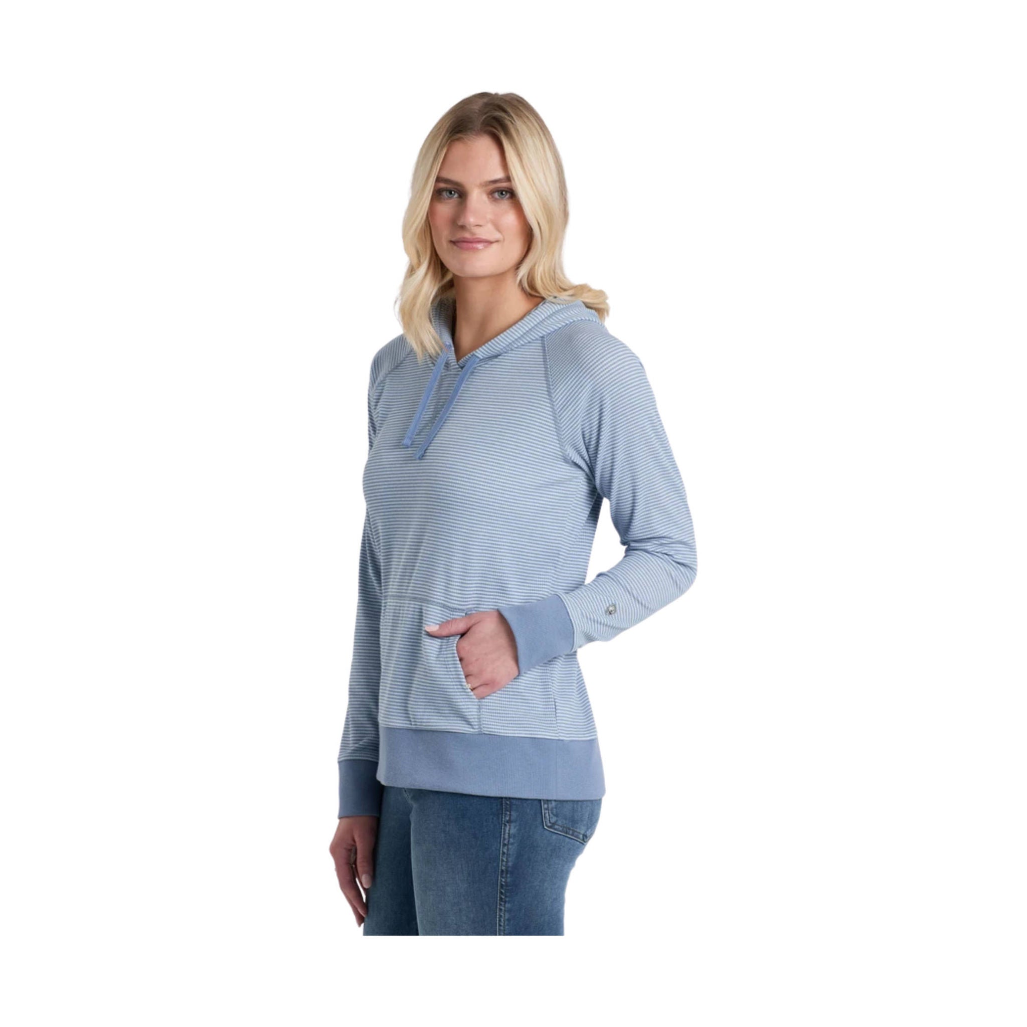 Kuhl Women's Stria Pullover Hoody - Blue Cove by Lenny's Shoe & Apparel