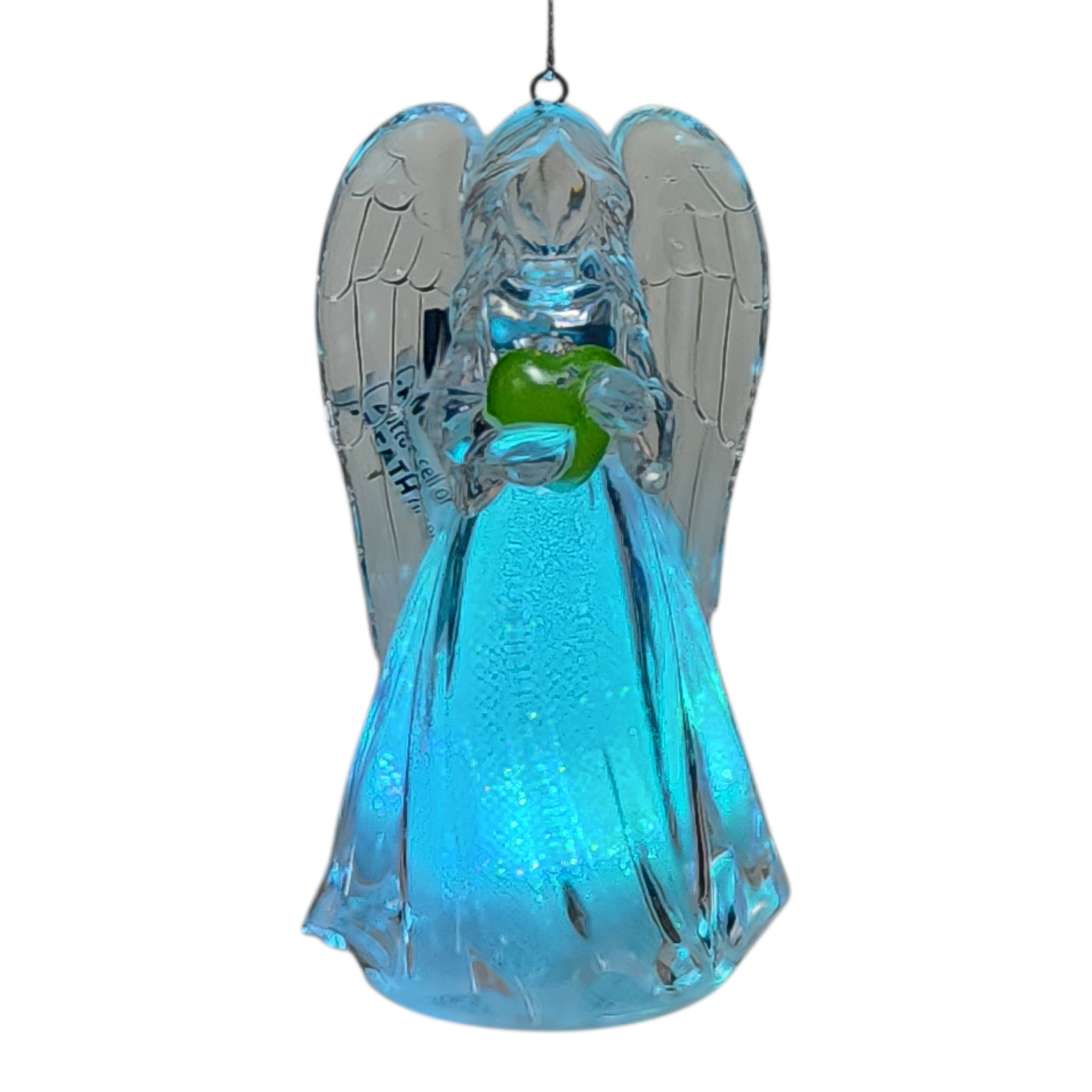 Birthstone Lighted Angel Ornament -