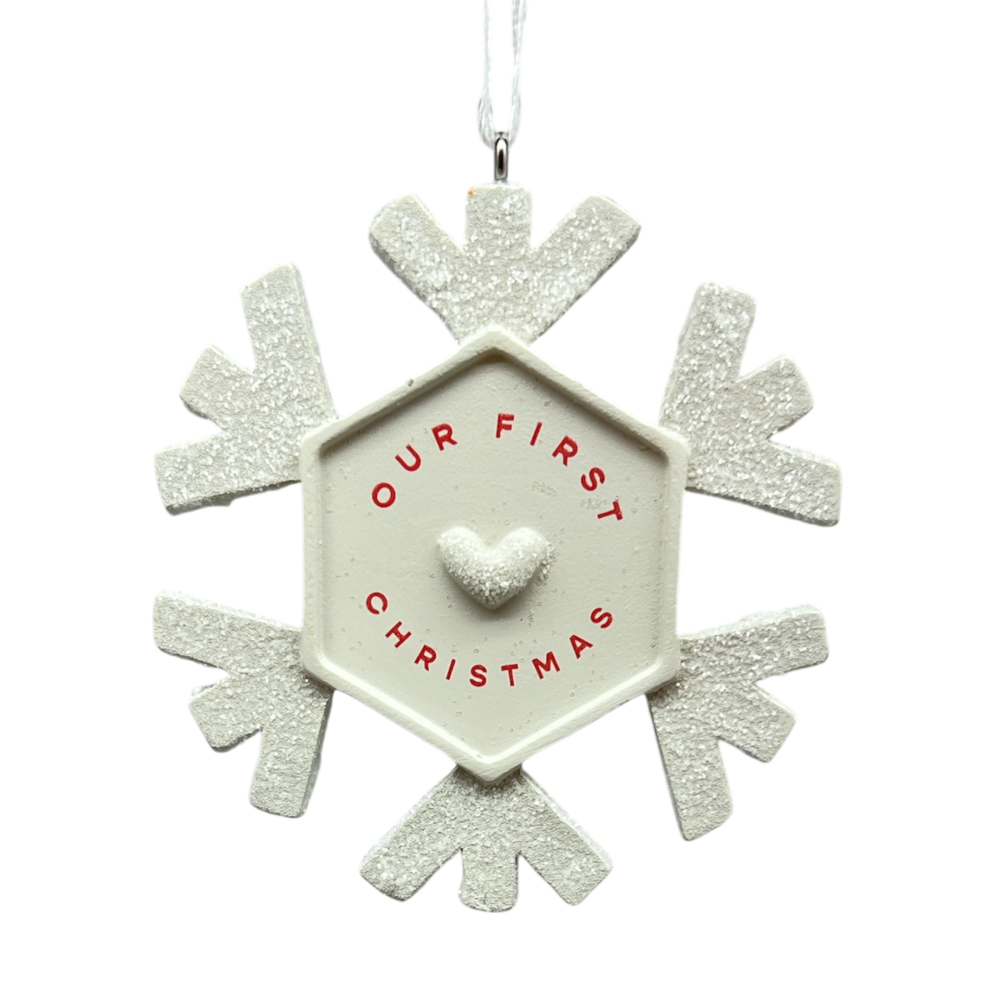 Our First Christmas 2025 Snowflake Hallmark Ornament
