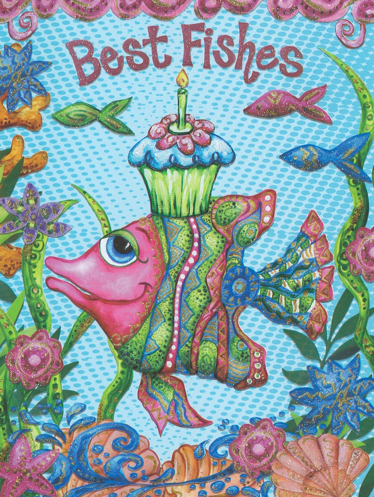 Best Fishes - Birthday Card