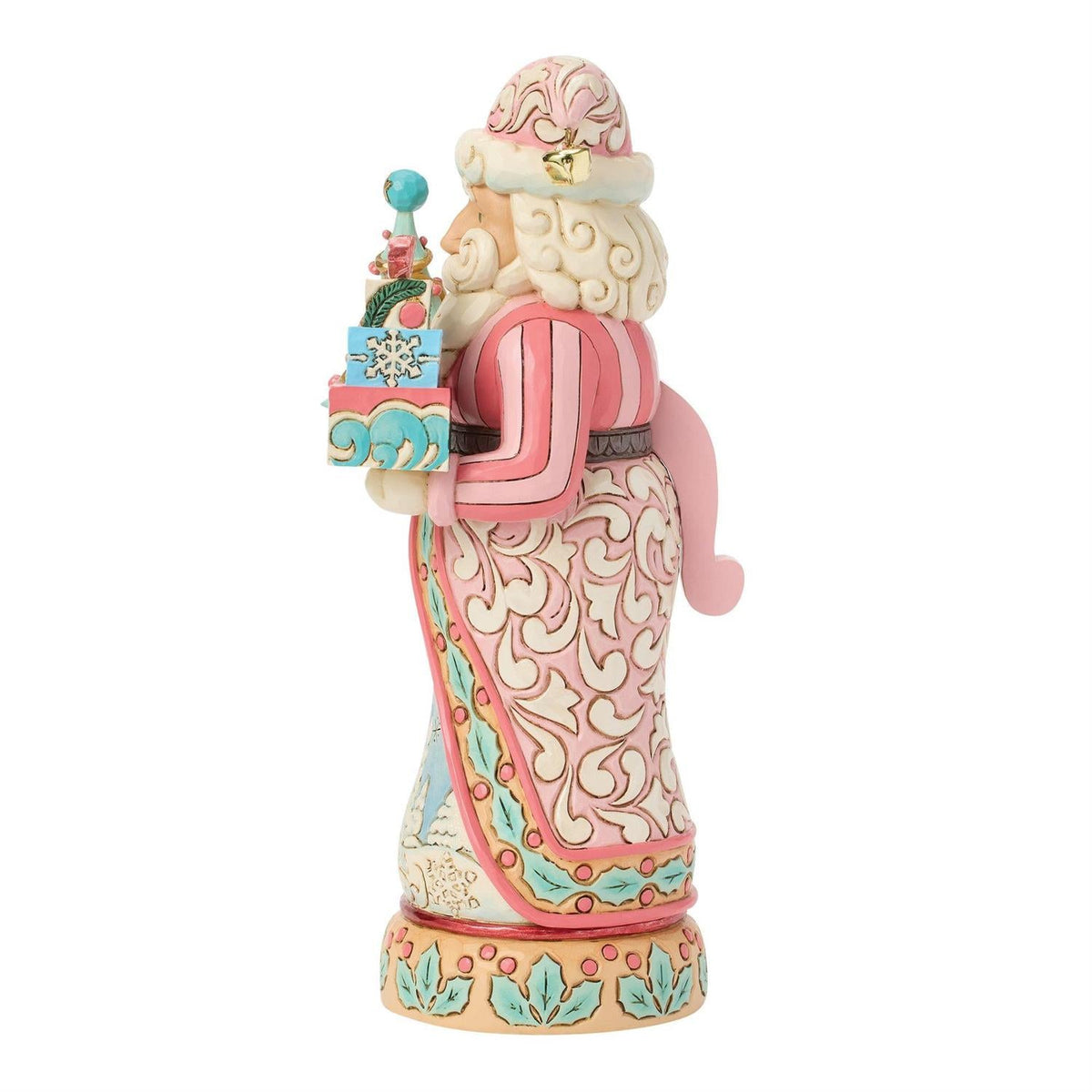 Nutcracker Santa Tree Figurine Pastel