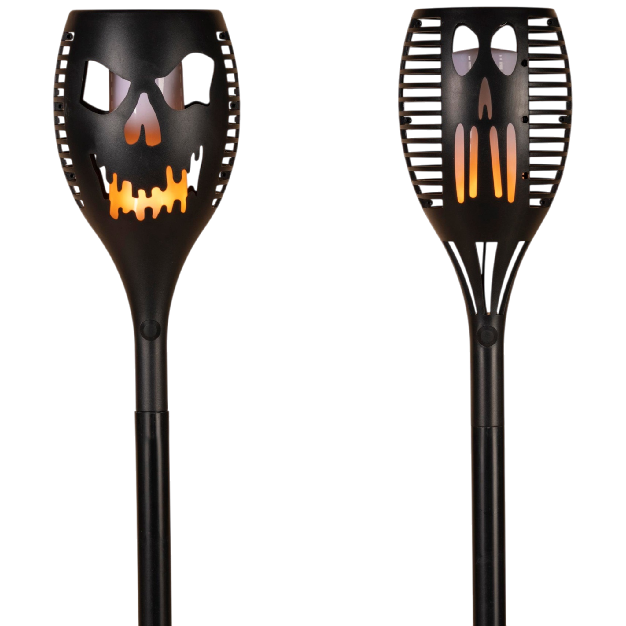 LED Solar Scary Pumpkin Face Torch -