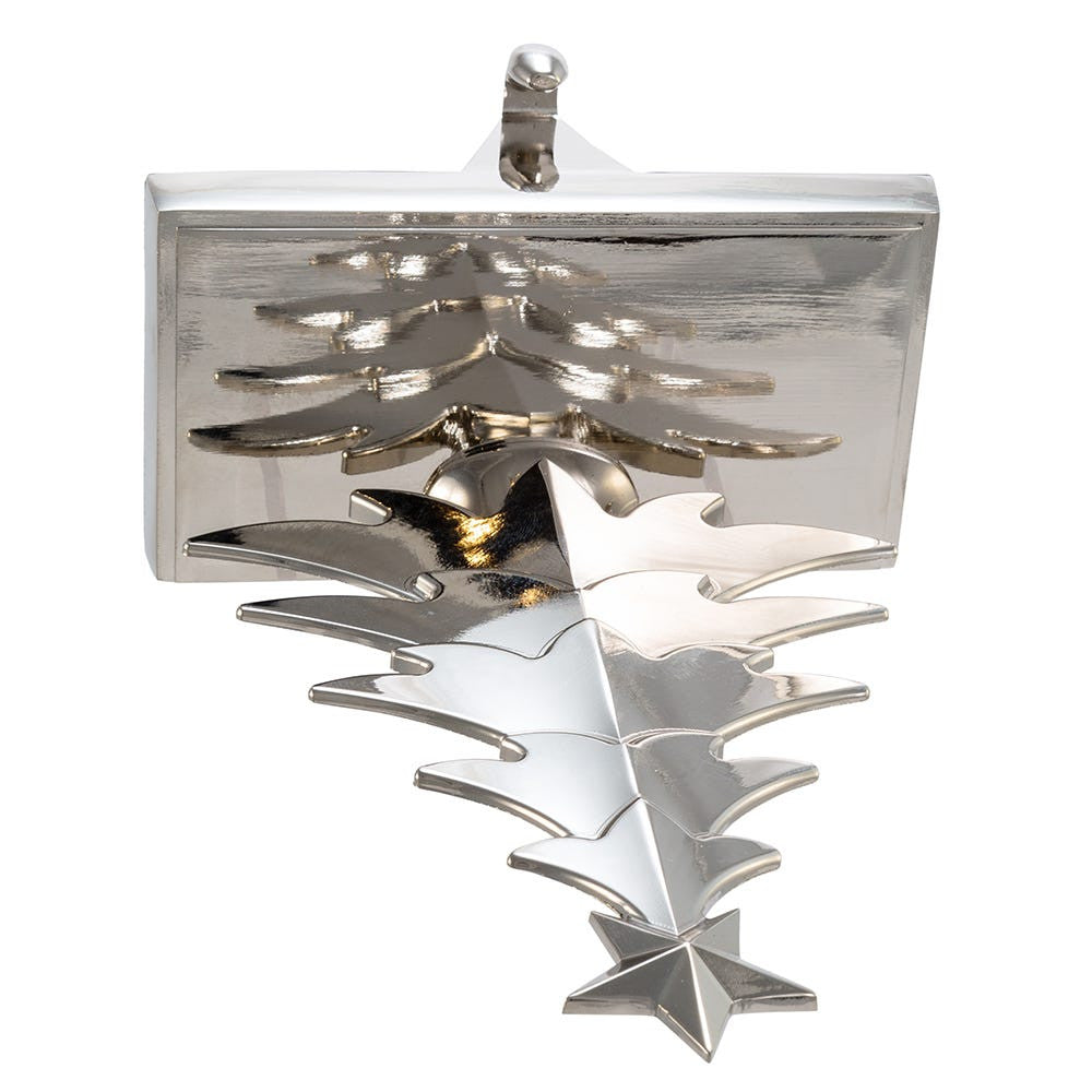 Polished Christmas Tree Stocking Hanger