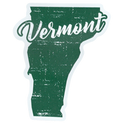 Large Flex Magnet - Vermont State Rustic Green
