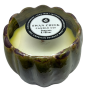 Small Petal Pot Soy Candle - Seagrass and Vetiver