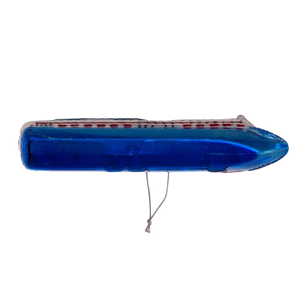 Glass Cruise Ship Ornament