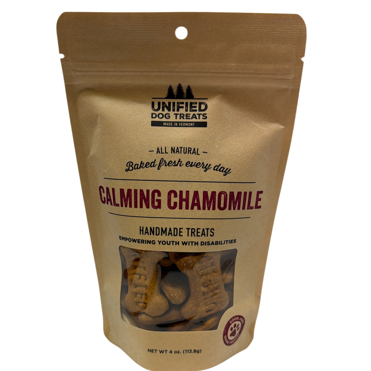 Calming Chamomile Handmade Dog Treats