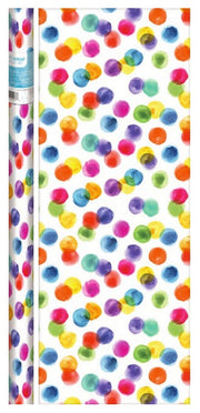 Watercolor Dots Gift Wrap