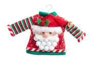Santa Ugly Sweater Ornament