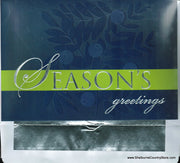 Luxury Greetings 18 Count - Blue Season's Greetings