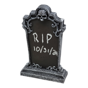 Tombstone Charlkboard - Skull