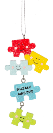 Game Night Ornament - Puzzles