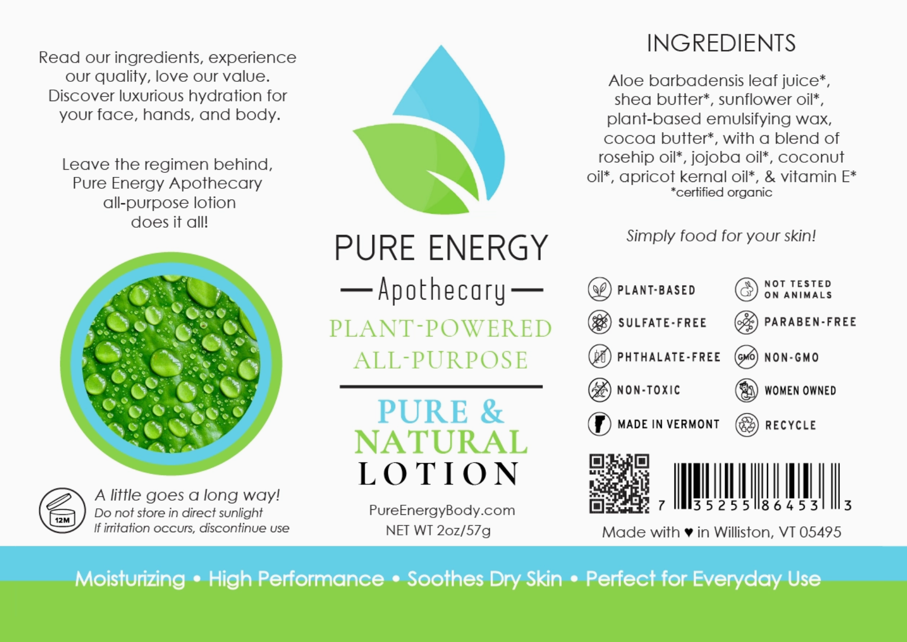Pure Energy - 2 Oz Natural by SidePony Boutique