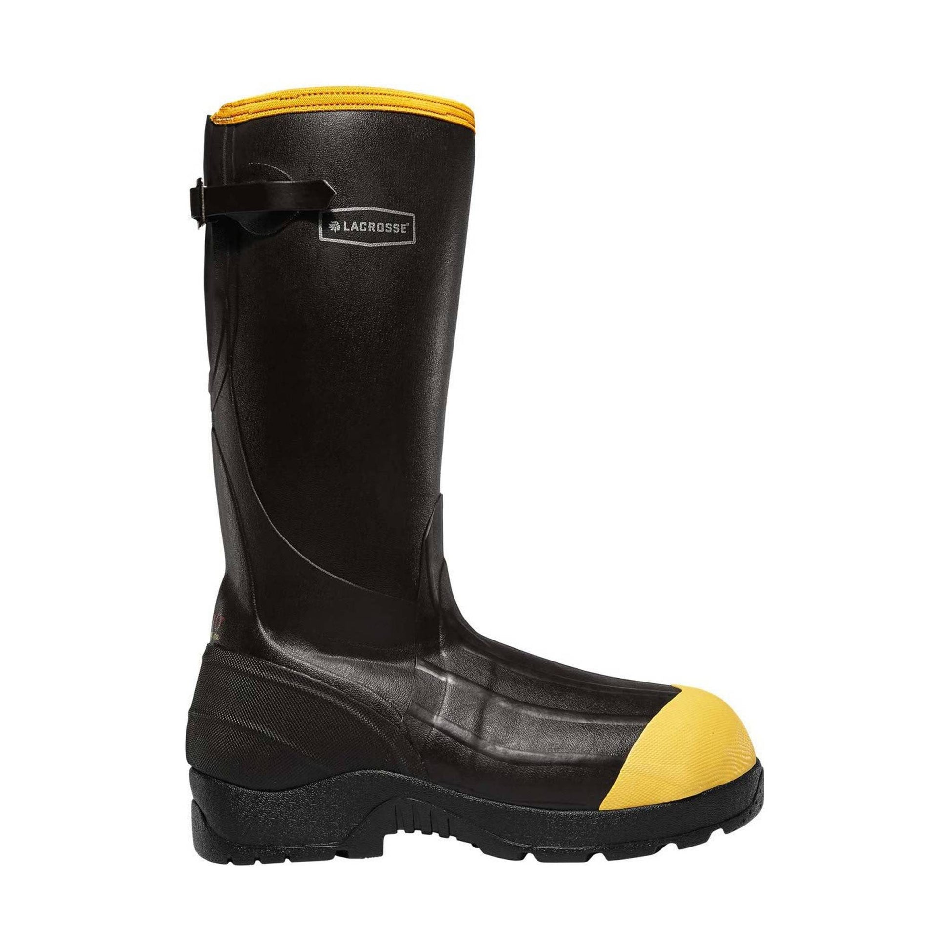 Lacrosse Men's Alpha Aggressive 16 Inch Black 800G Non Metallic Toe Boots - Black by Lenny's Shoe & Apparel