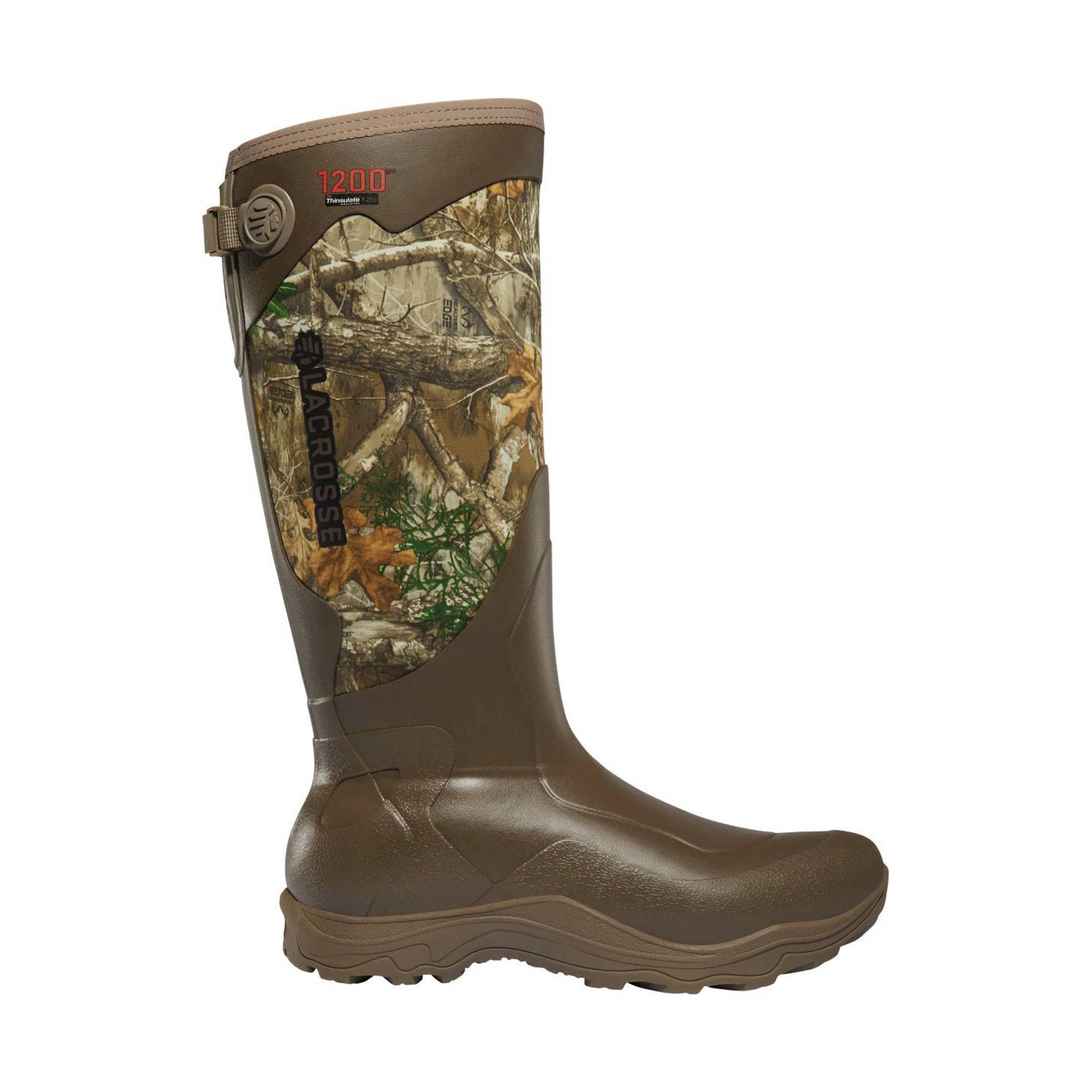 Lacrosse Men's Alpha Agility 17 Inch 1200G Boots - Realtree Edge by Lenny's Shoe & Apparel