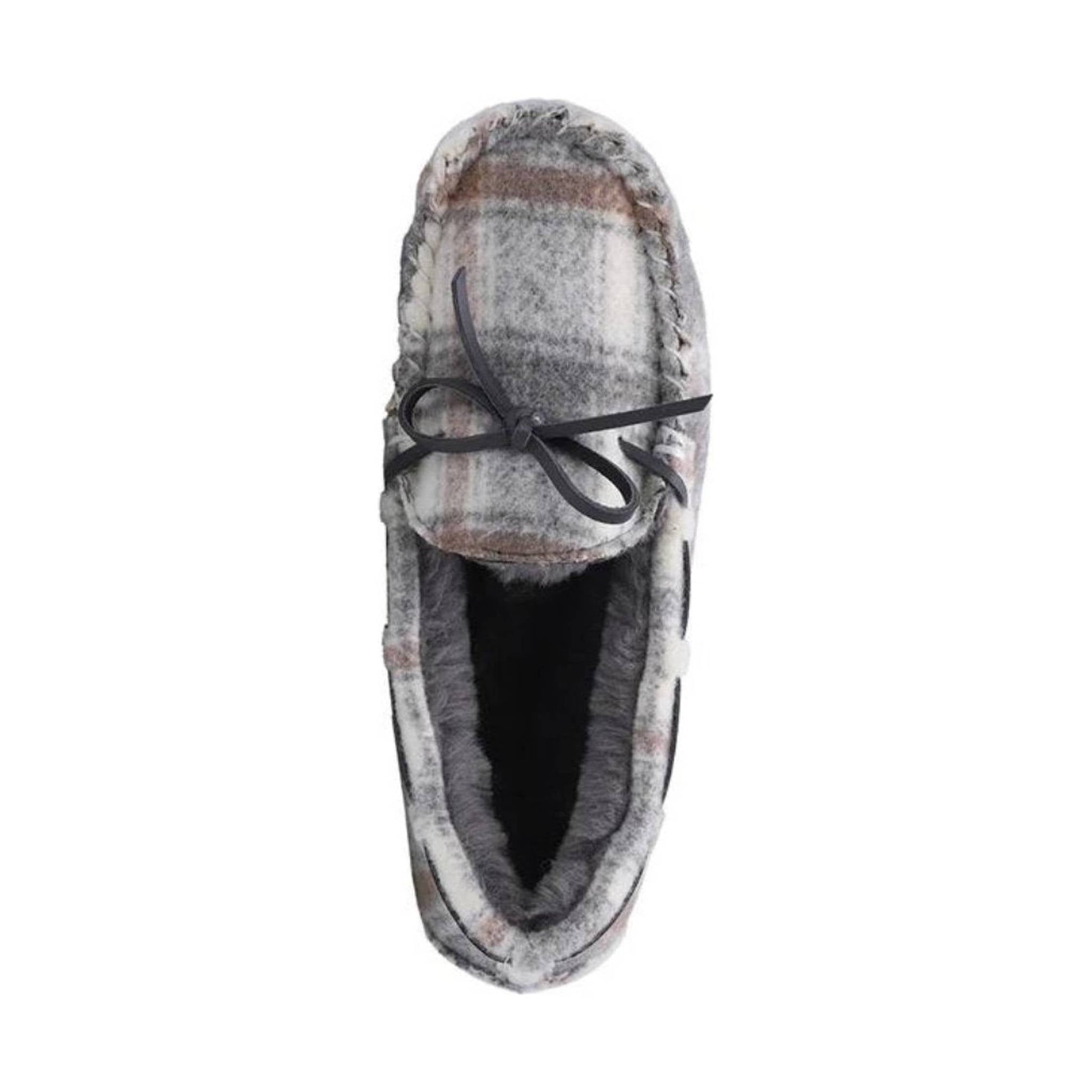 Lamo Women's Britain Moc II - Grey Plaid by Lenny's Shoe & Apparel