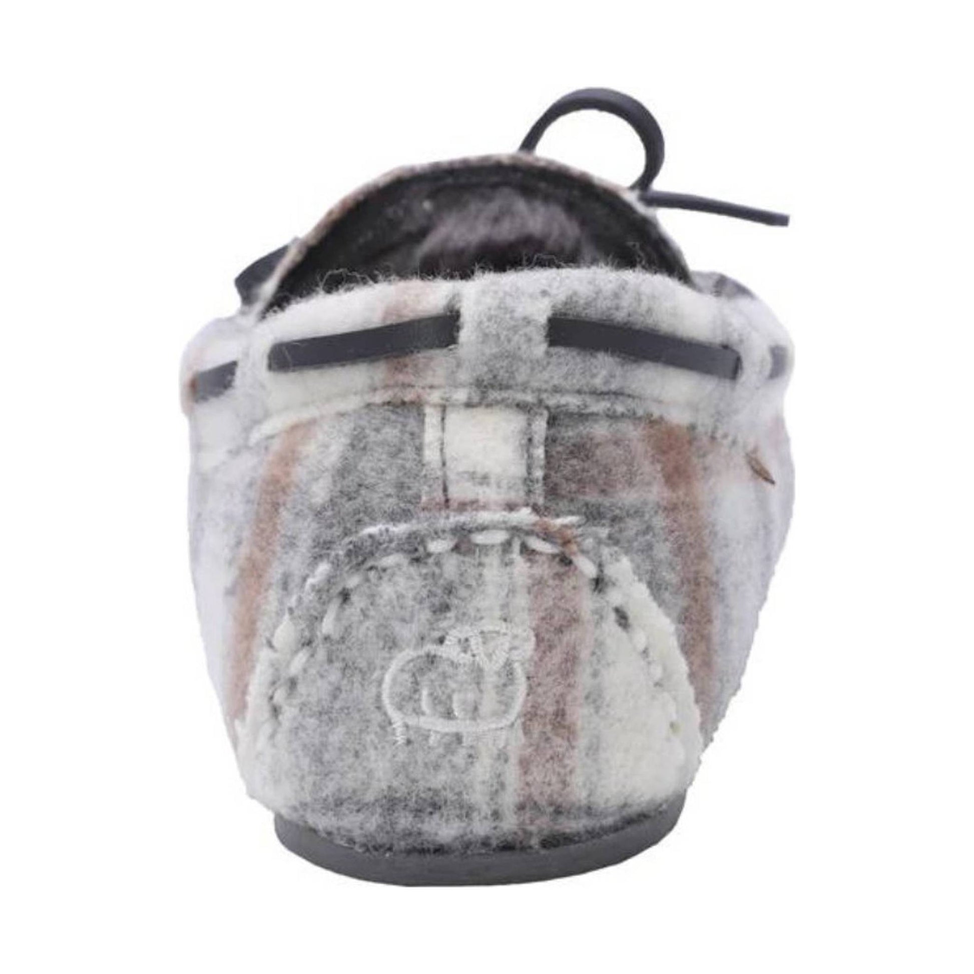 Lamo Women's Britain Moc II - Grey Plaid by Lenny's Shoe & Apparel