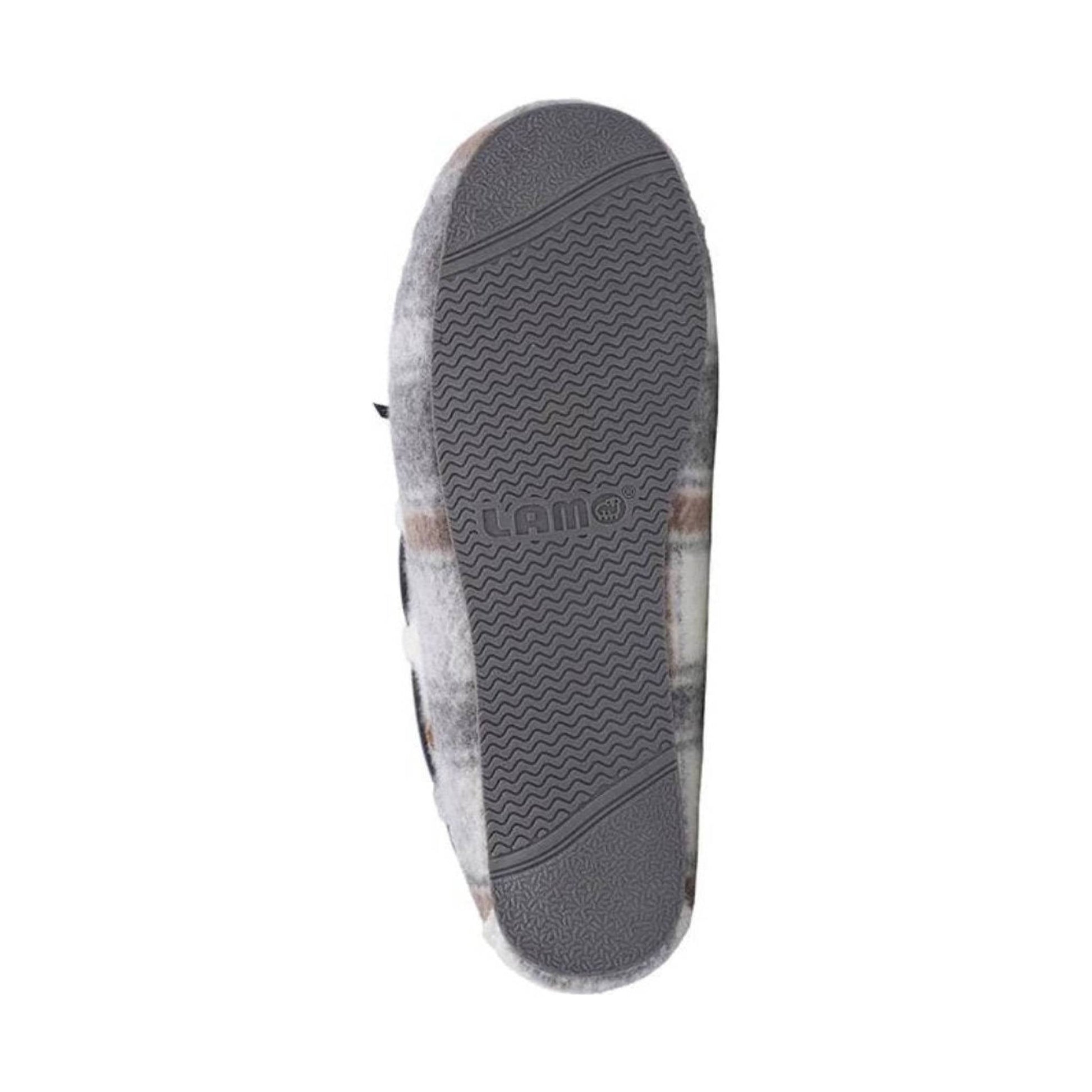 Lamo Women's Britain Moc II - Grey Plaid by Lenny's Shoe & Apparel