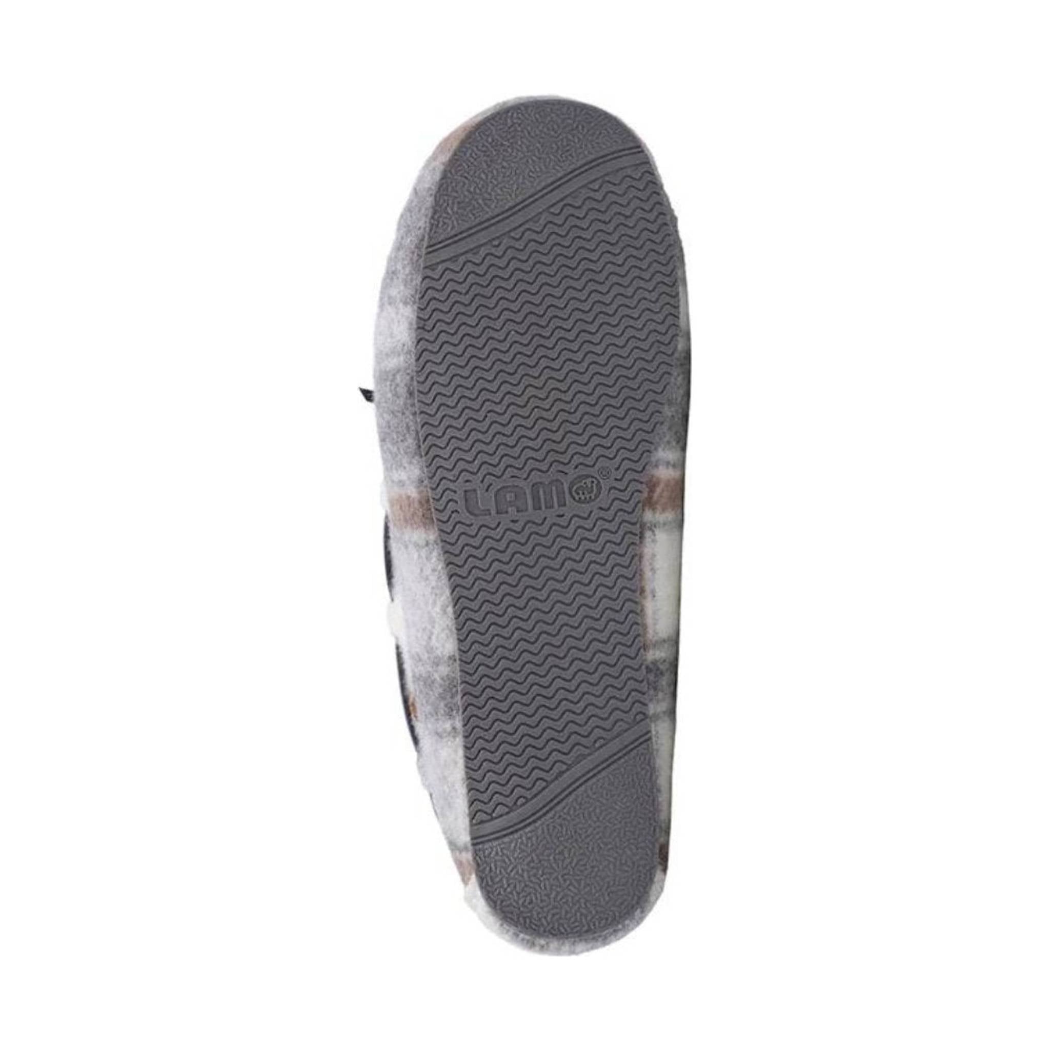 Lamo Women's Britain Moc II - Grey Plaid by Lenny's Shoe & Apparel