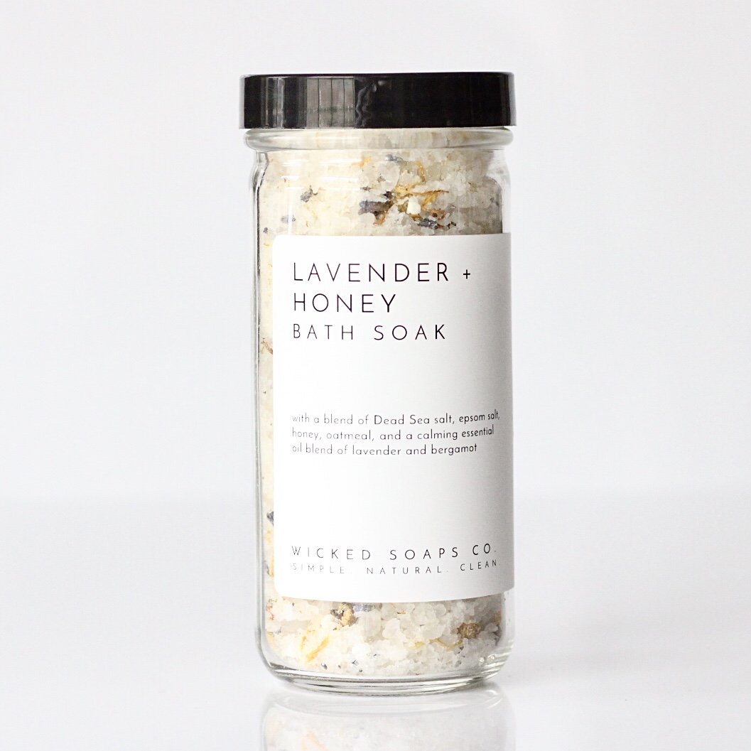 Lavender + Honey Bath Soak by Wild Lark