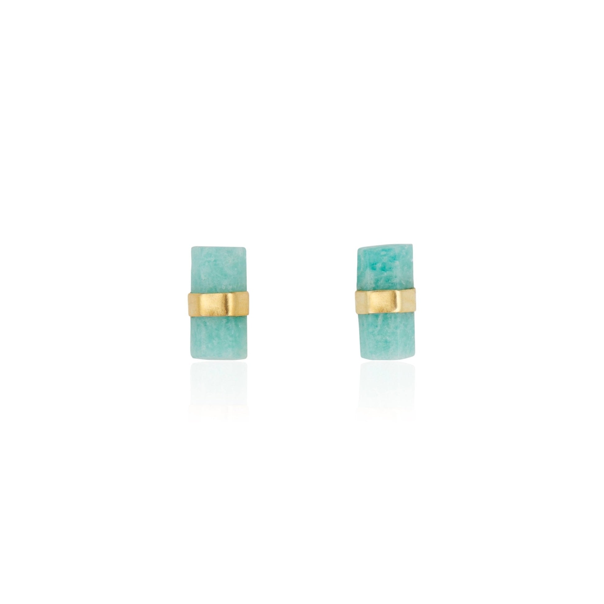 Layne Pillar Studs | Amazonite by elliparr