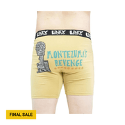 Lazy One Men's Montezuma Revenge Boxer Briefs - Yellow/ Blue/ Black by Lenny's Shoe & Apparel