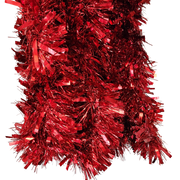 12 foot 6 Ply Luxury Tinsel Garland - Red