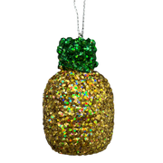 Bedazzled Pineapple Ornament - Tropical Sparkle