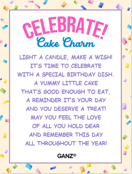 Birthday Cake Charm