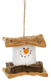 S'more Head Graham Cracker Ornament