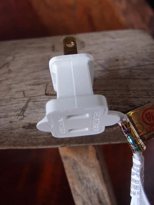 String Lights Cord 10 Mini LED Bulbs White Wire by Homeportonline