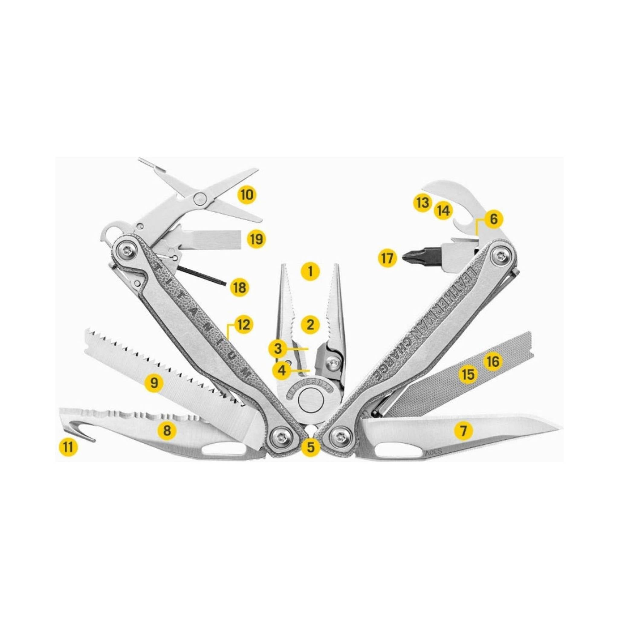 Leatherman Charge Plus TTI - Stainless Steel by Lenny's Shoe & Apparel