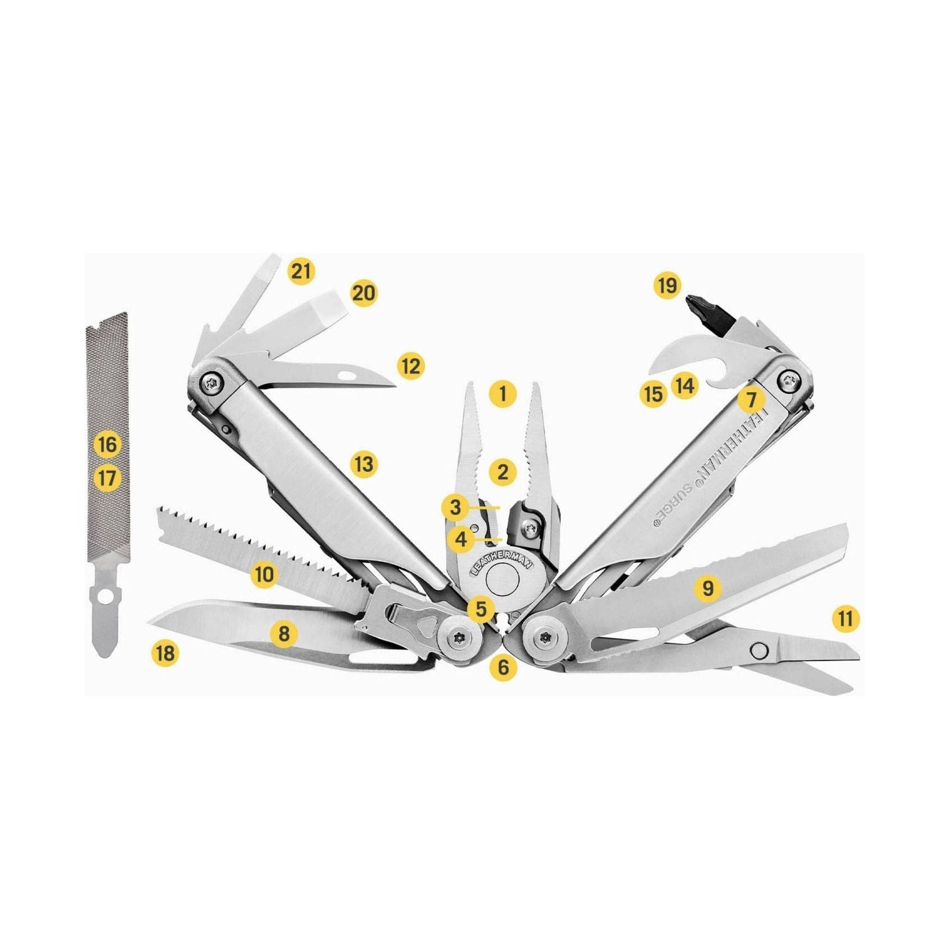 Leatherman Surge - Stainless Steel by Lenny's Shoe & Apparel