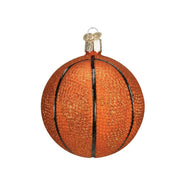 Basketball Glass Ornament