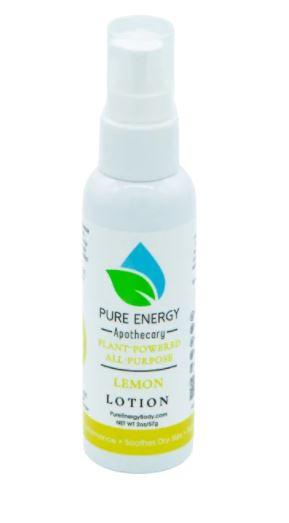 Pure Energy - 2 Oz Lemon Lotion by SidePony Boutique