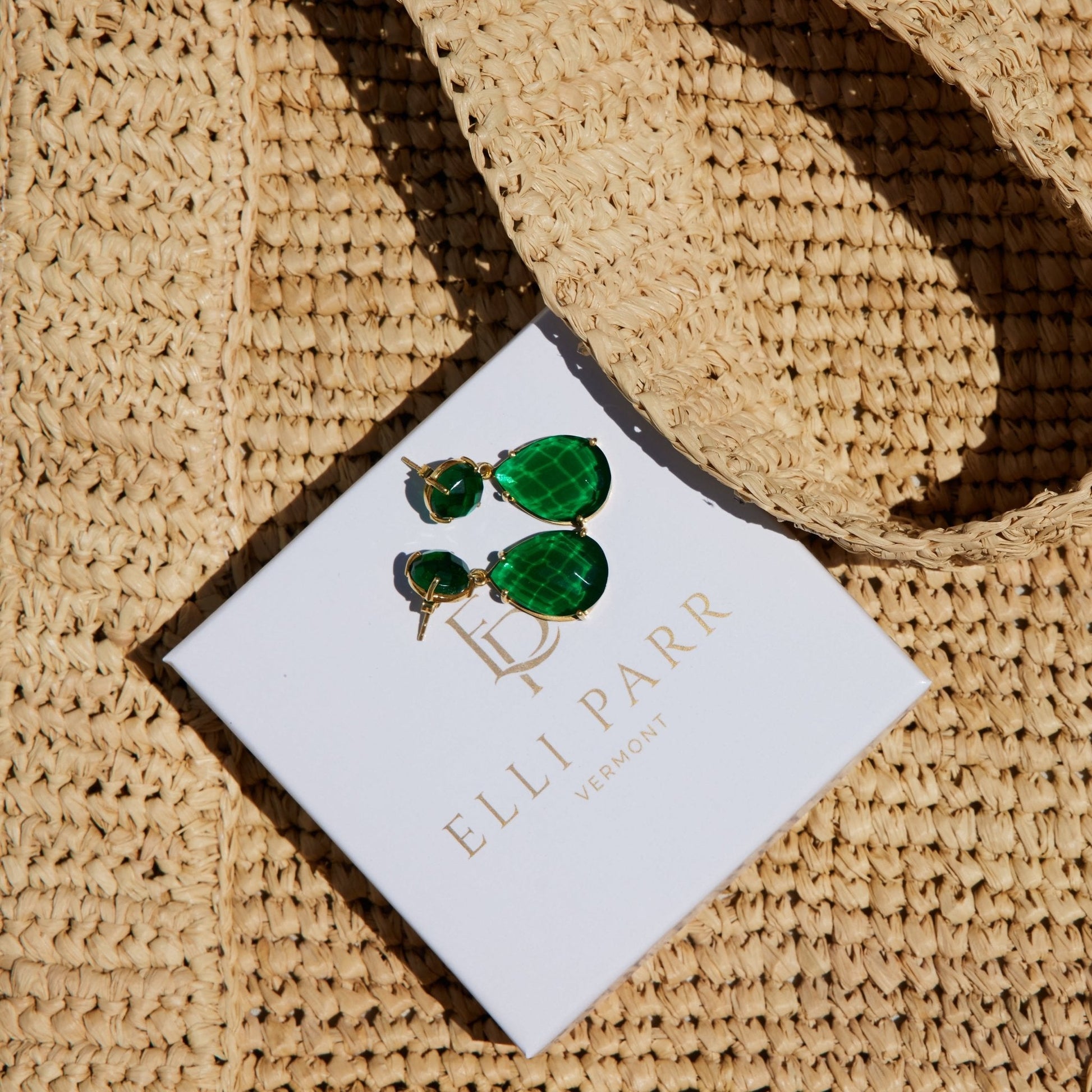 Lennox Earrings | Green Quartz by elliparr