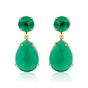 Lennox Earrings | Green Quartz by elliparr