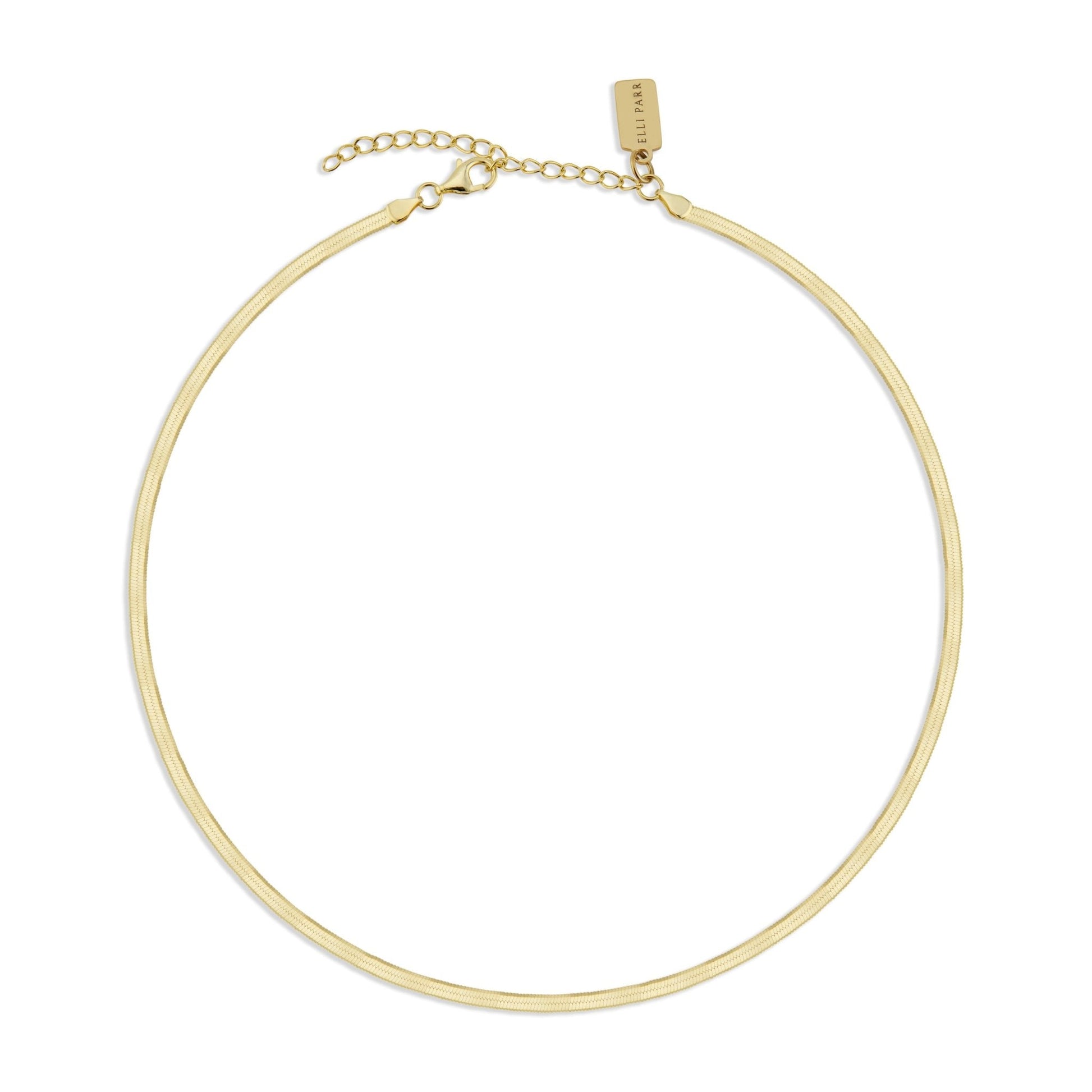 Lexie Herringbone Chain Necklace by elliparr