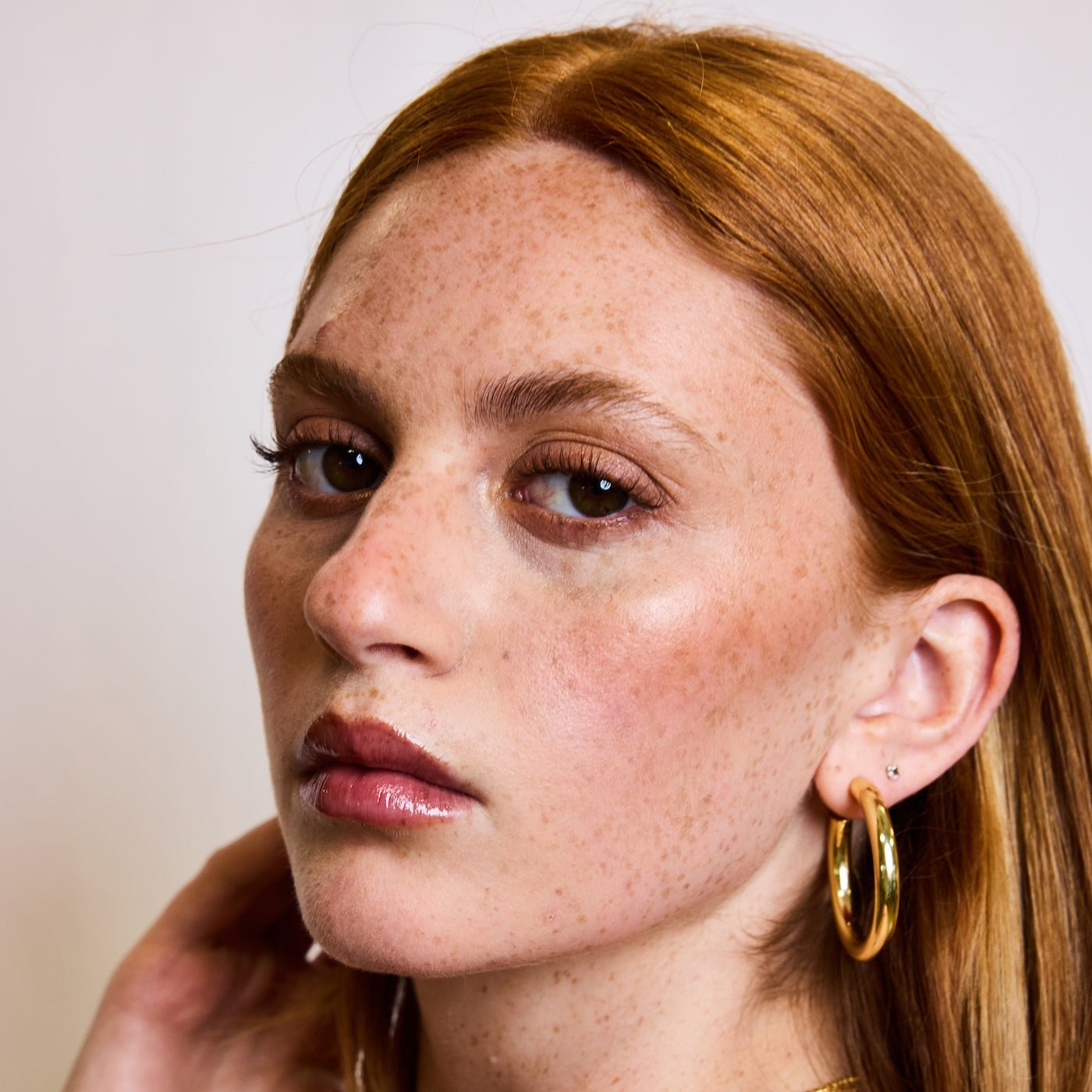 Lg Hoop 18K Gold over Brass by elliparr