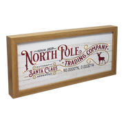 North Pole Trading Company Lighted Sign