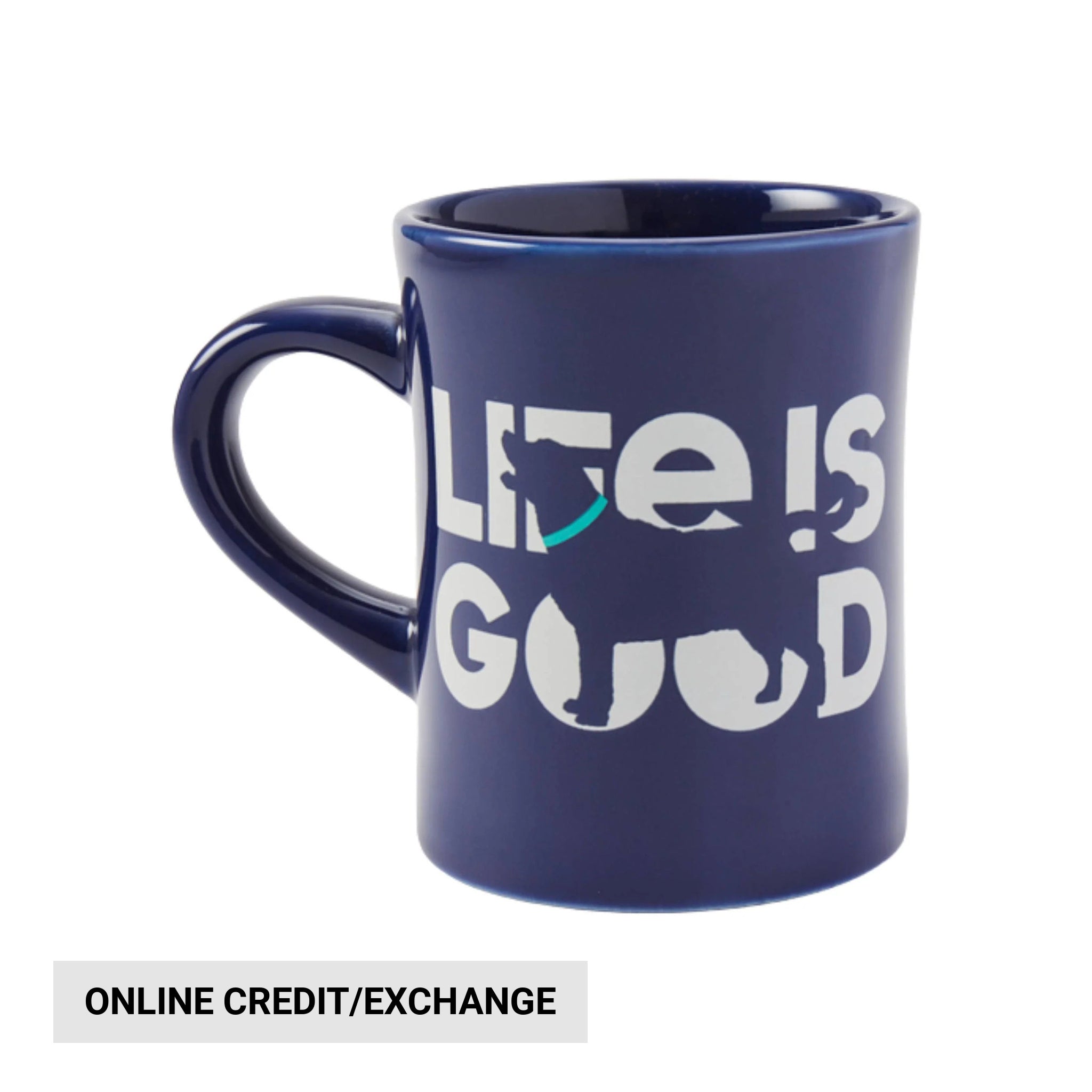 Life Is Good Lab Diner Mug - Darkest Blue by Lenny's Shoe & Apparel