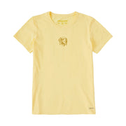 Life Is Good Women's Mini Golden Short Sleeve Tee - Sandy Yellow by Lenny's Shoe & Apparel