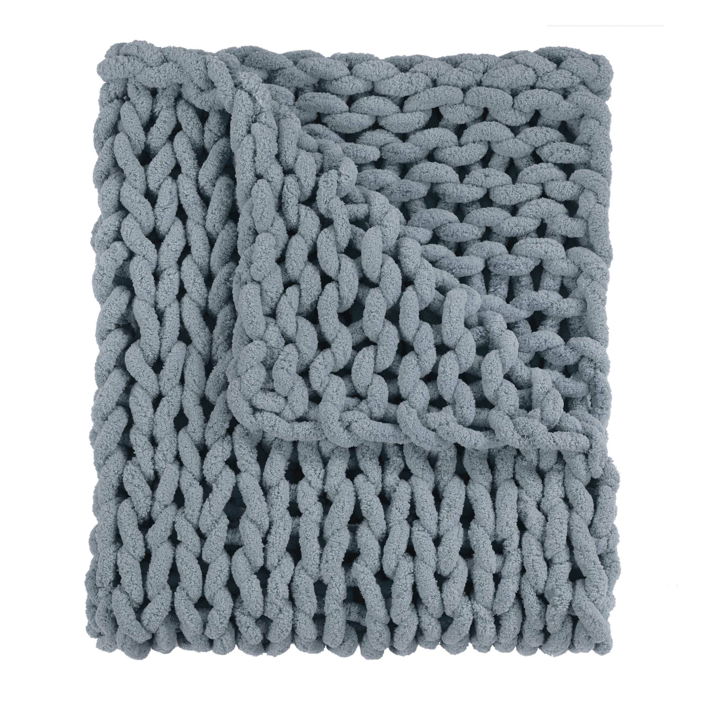 Chenille Chunky Knit Blankets