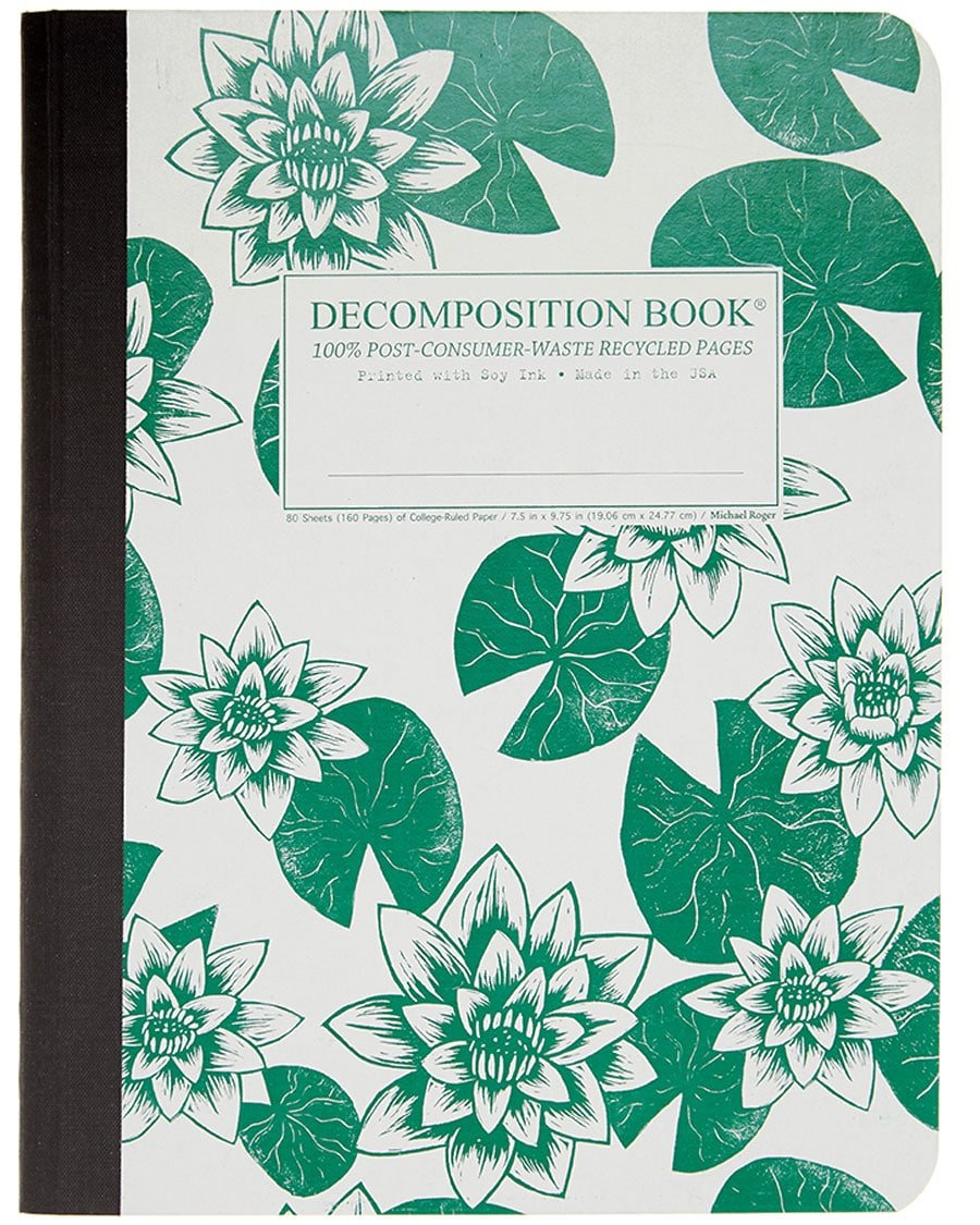 Decomposition Notebook – Lily Pads by Homeportonline