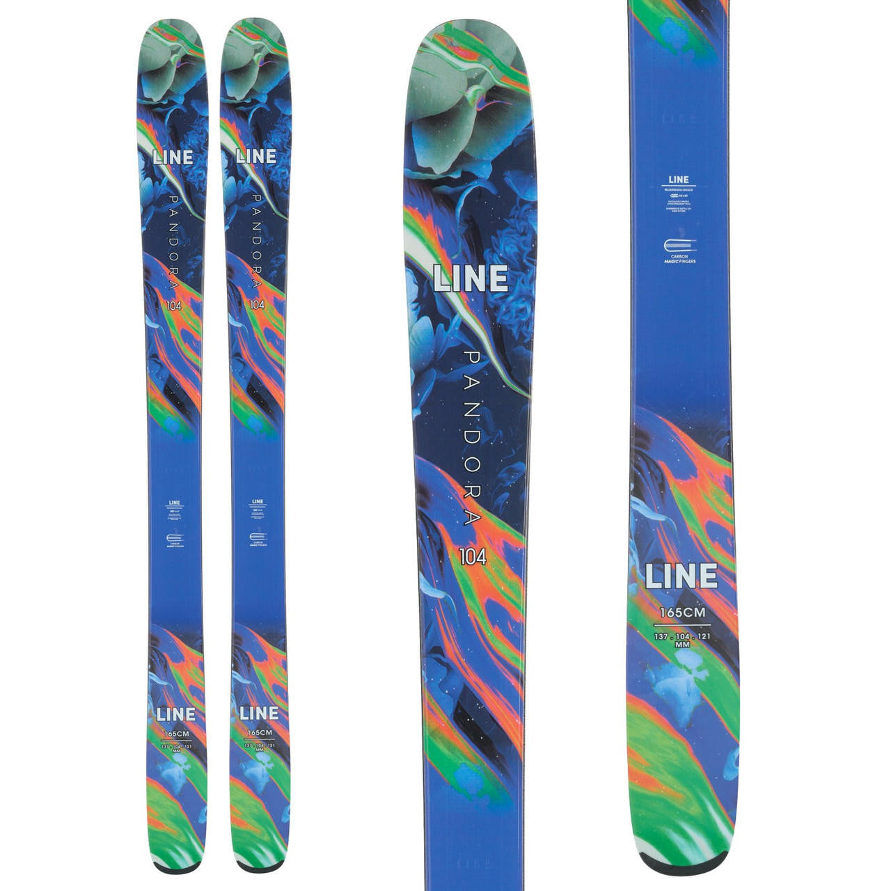 Line Pandora 104 Women's Skis 2024 by Alpine Shop