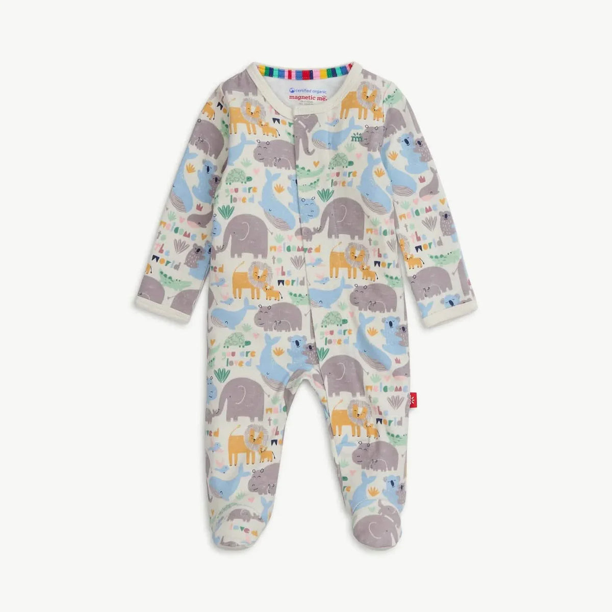Magnetic Me Organic Cotton Footie | Little Lovin