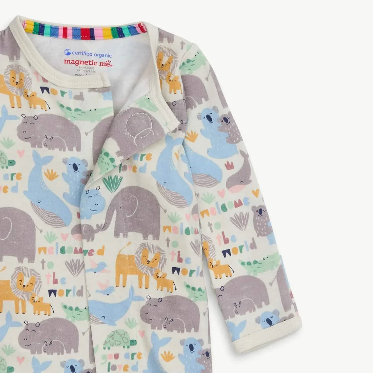 Magnetic Me Organic Cotton Footie | Little Lovin