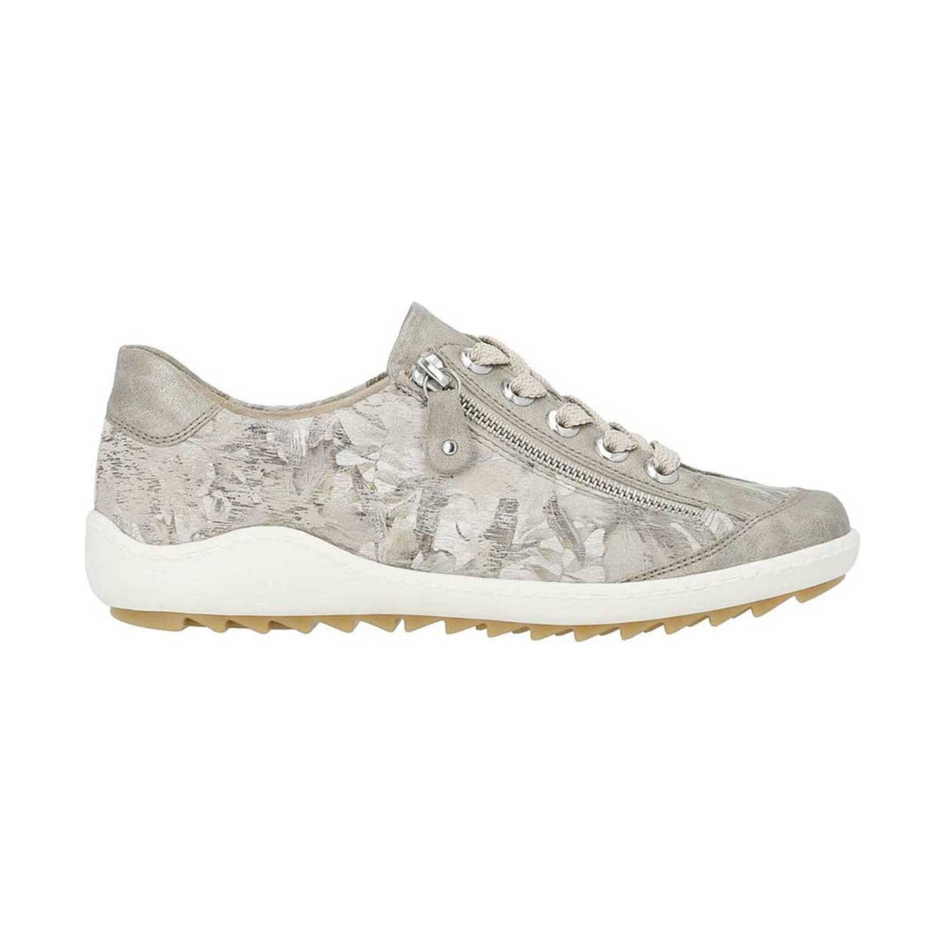 Liv Remonte Women's LIV Low Casual Shoes - Perle/Beige Metallic by Lenny's Shoe & Apparel