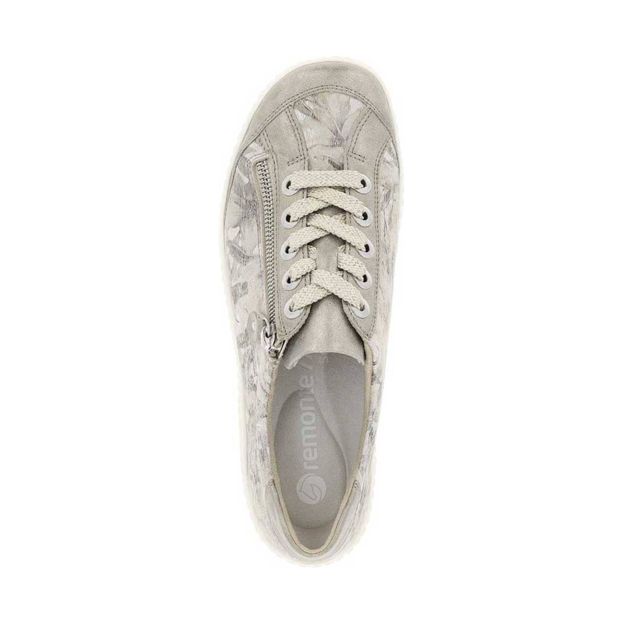 Liv Remonte Women's LIV Low Casual Shoes - Perle/Beige Metallic by Lenny's Shoe & Apparel